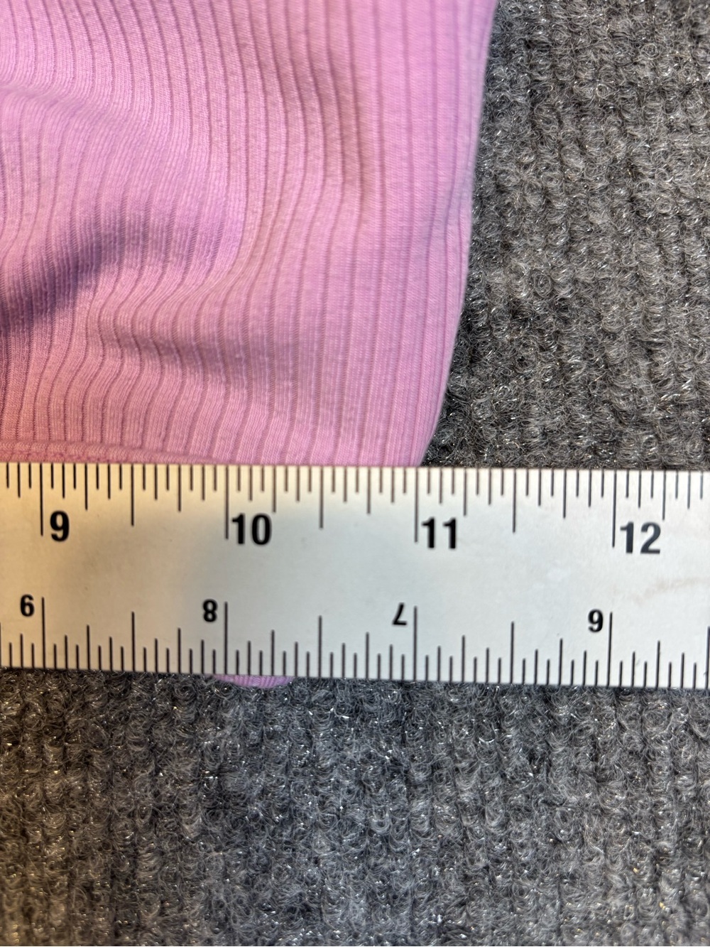 Alo Yoga Ribbed Wellness Bra Pink Lavender Scoop Sports Bra Size Small S - Picture 9 of 13